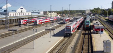 Litvanya Demiryolları manzara