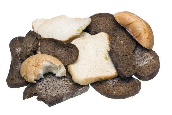 Dry mouldy bread — Stock Photo, Image