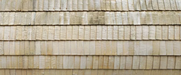 Roof Rustic Barn Made Wooden Tiles — Stock Photo, Image