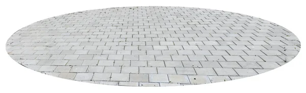 Stage Made Square Concrete Tiles Isolated — Stock Photo, Image