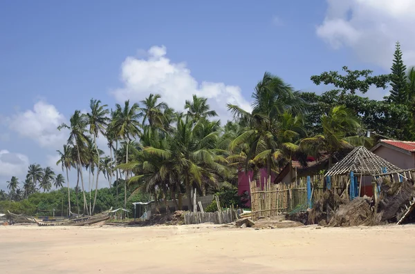 Fishing African village — Stock Photo, Image