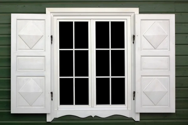 Village white window — Stock Photo, Image