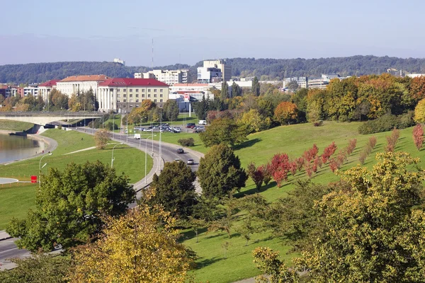 Paysage urbain jaune — Photo