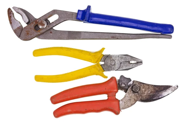 Rusty used tools set — Stock Photo, Image