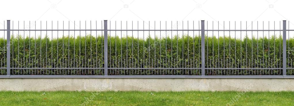 Ideal village fence panorama