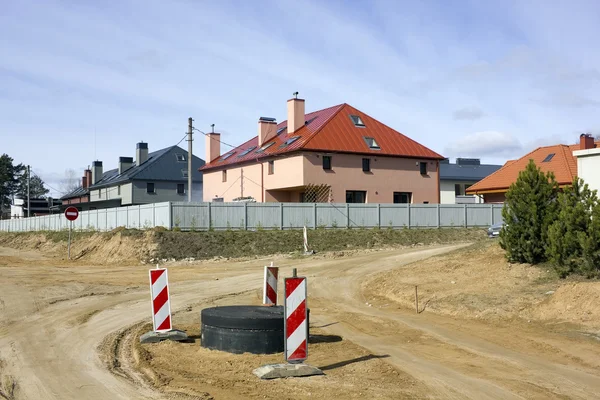 Beginn des Baus der großen Autobahn — Stockfoto