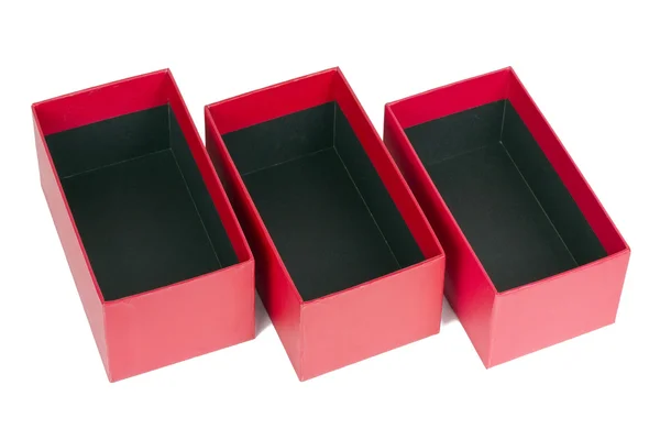 Kırmızı kutuları — Stok fotoğraf