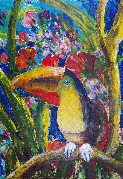 Tropiska Toucan — Stockfoto