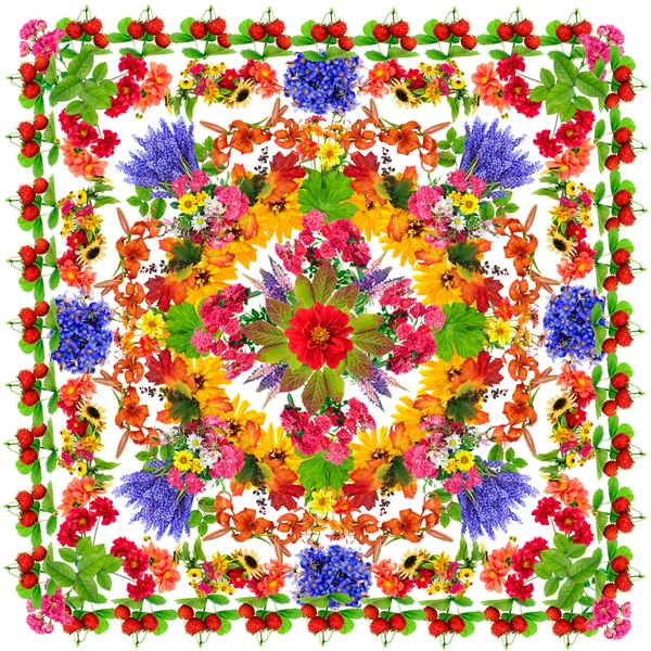 Lycka lotus mandala — Stockfoto