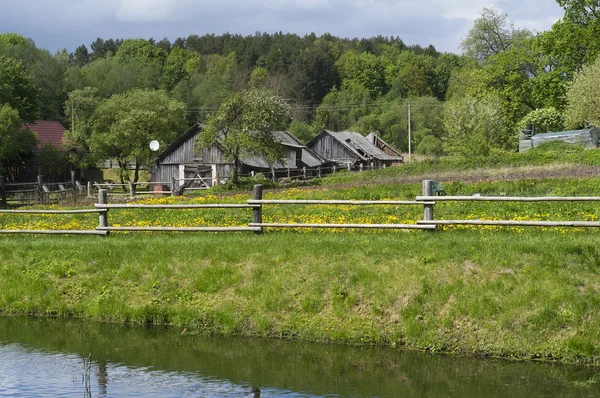 European village landscape — Stock Photo, Image