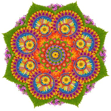 Kutsal Lotus mandala sembolü