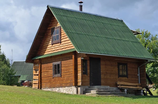 No name wooden shed — Stock Photo, Image