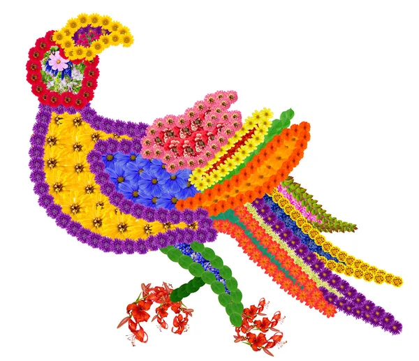 Element of the persian rug- a Parrot — Stock Image Element of the persian rug- a Parrot Stock Photo