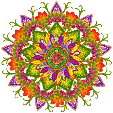 Kutsal güneş mandala