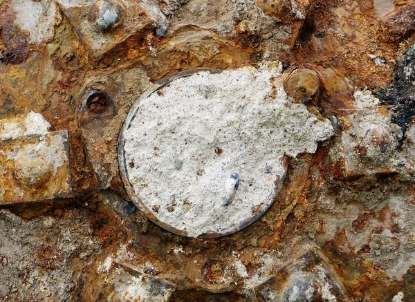 Макроповерхность ржавого бетона — стоковое фото
