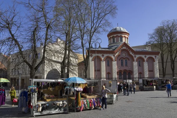 Easter fair in old town — Stock Photo, Image