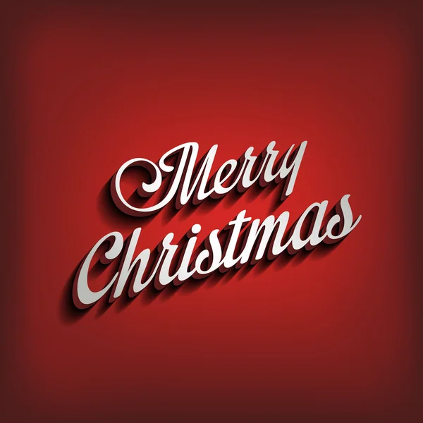 快乐圣诞类型书法字体 — 图库矢量图片