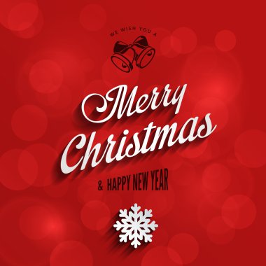 Mutlu Noeller ve mutlu yeni yıl tipografi Vintage De yazı