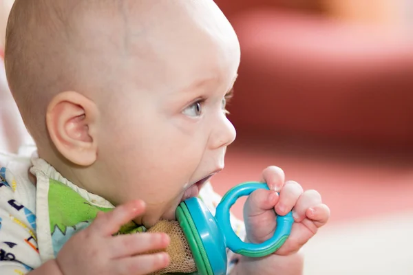 Niño pequeño 4 meses maravillas de la vida — Foto de Stock