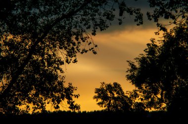 Güneş ışığıyla gün batımı