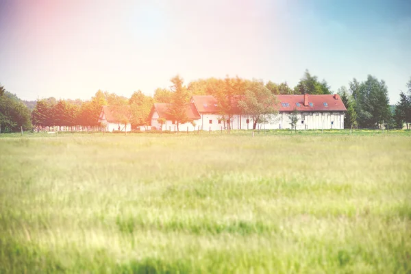 A house in the meadow — Stock Photo, Image
