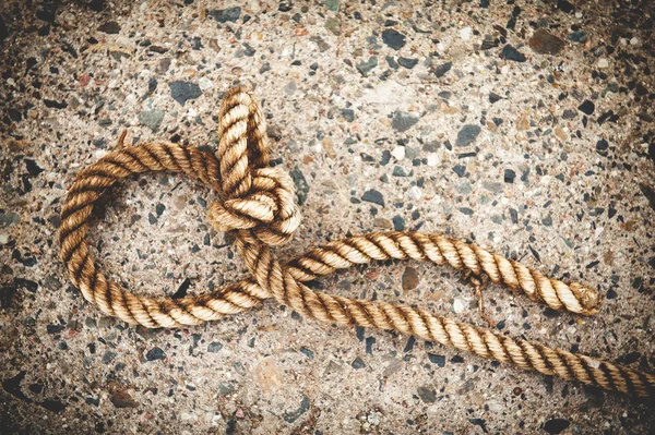 Close-up of a mooring rope — Stock Photo, Image