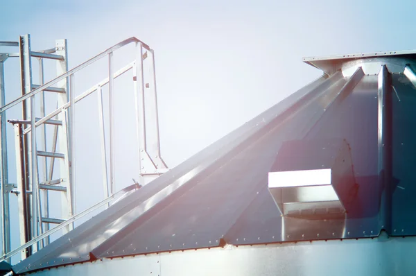 Silo för majs — Stockfoto