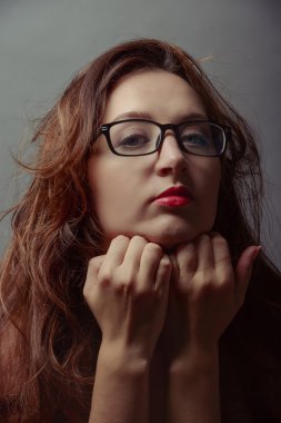 genç kadın portre Studio