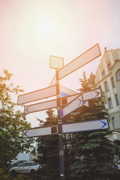 Direction road sign — Stock Photo, Image