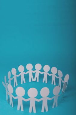 soyut kağıt insanlar için elele