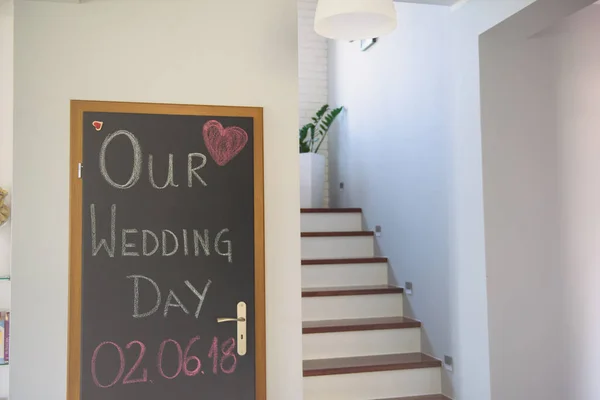 Mesa Boda Bellamente Decorada Otros Detalles Sala Bodas Día Boda — Foto de Stock