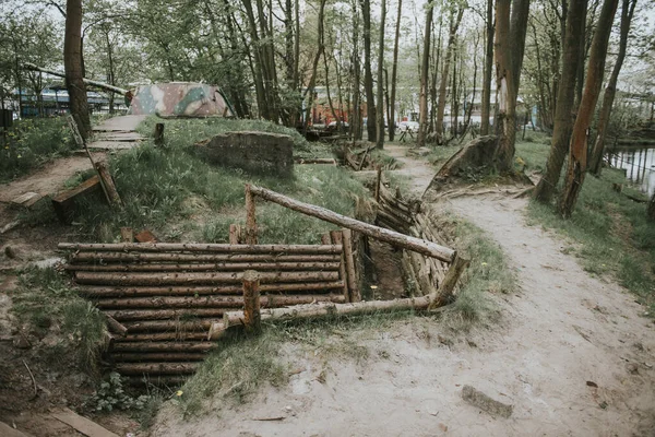 Museu Militar Segunda Guerra Mundial Swinoujscie Polônia — Fotografia de Stock