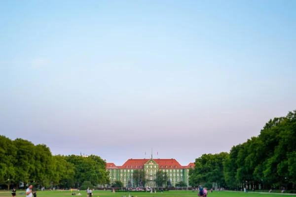 Cidade Szczecin Dia Ensolarado Polônia Europa — Fotografia de Stock