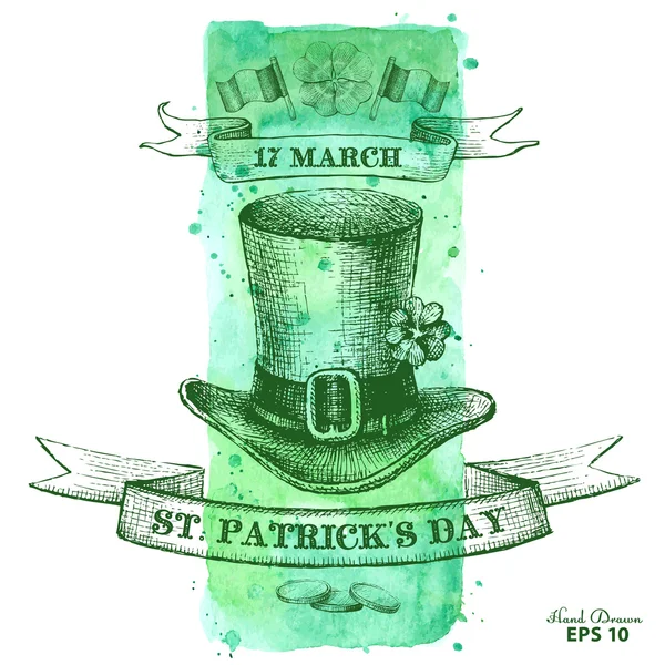 Feliz día de San Patricio. — Vector de stock