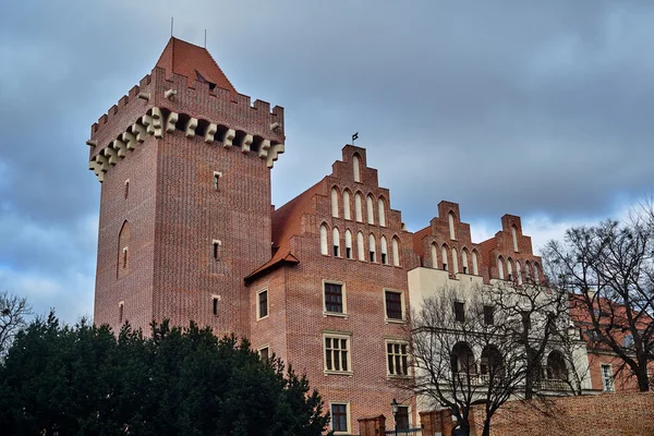 Toren gereconstrueerde Koninklijk kasteel — Stockfoto