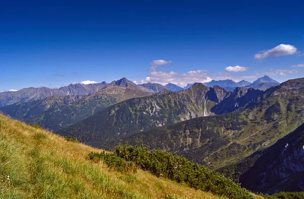 Mountain peaks and slopes in the Western Tatras — 图库照片