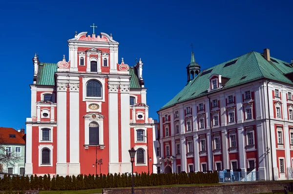 Baroque Catholic Church in Poznan in Poland — Stock Photo, Image