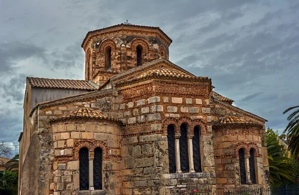 Stone byzantský kostel ve městě Korfu — Stock fotografie