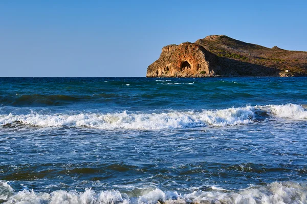 Пляж и остров Теодор — стоковое фото