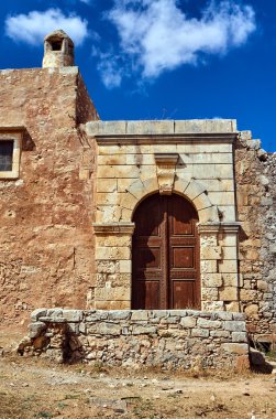 Arkadi Manastırı - Girit Adası Ortodoks Manastırı duvarları