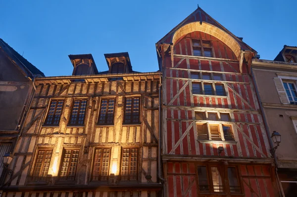 Huurkazerne huizen in de oude stad — Stockfoto