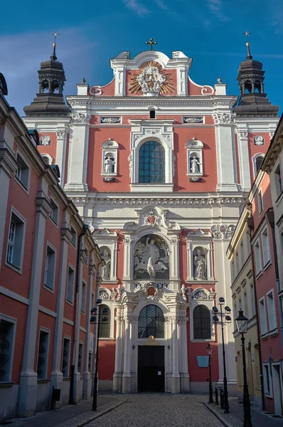 Baroque facade of the parish church — Stock Photo, Image