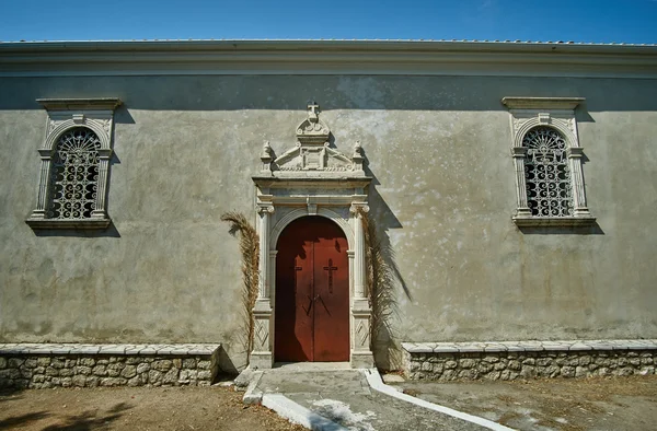 Ingang van de orthodoxe kerk — Stockfoto