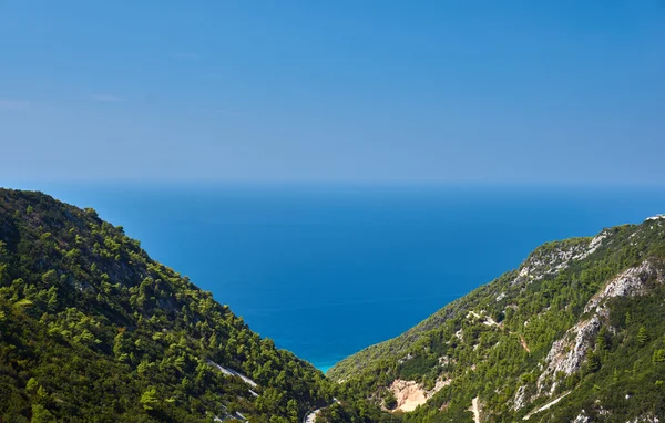 Nézd a görög szigeten Lefkada — Stock Fotó