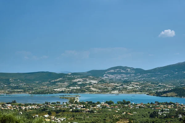 Pohled z řeckého ostrova Lefkada — Stock fotografie