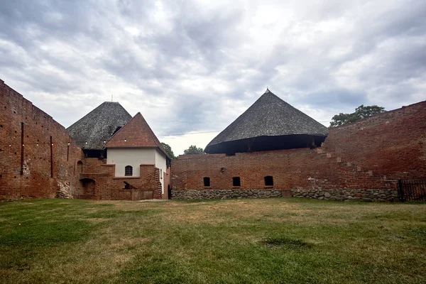 Ruins Walls Medieval Defensive Castle City Miedzyrzecz Poland — Stock Photo, Image