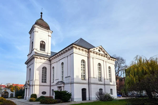 Uma Histórica Antiga Igreja Evangélica Agora Católica Romana Poznan — Fotografia de Stock