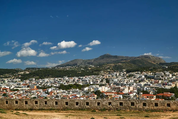 Panorama City Rethymnon Greek Island Crete — Stock Photo, Image