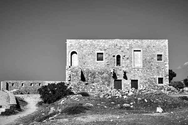 Edifici Storici Nella Fortezza Veneziana Nella Città Rethymnon Sull Isola — Foto Stock