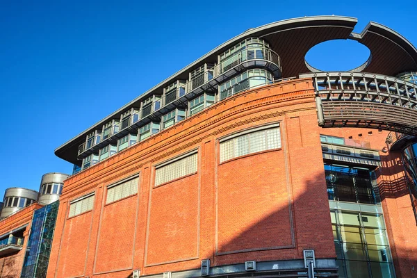 Facade Renovated Building Old Brewery City Poznan — Stock Photo, Image